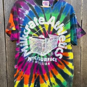 Original 90's MILKCRATE Vintage Tie-Dye Tee! Authentic!